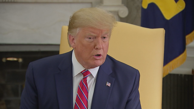 President Trump says he'd 'want to hear' foreign dirt on 2020 rivals