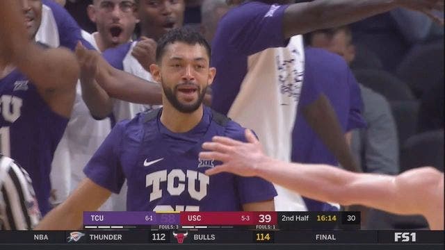 TCU dominates USC 96-61 in hoops tripleheader at Staples