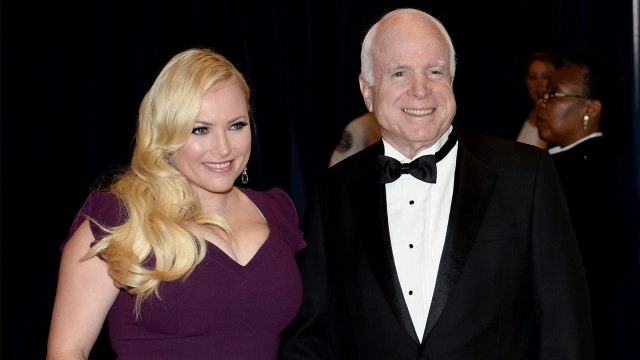 Meghan McCain honors late father John on Veterans Day