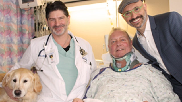 Dog stays with owner for 20 hours after man breaks his neck in Northern Michigan