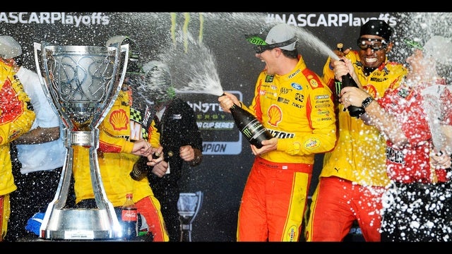 Joey Logano spoils Big Three party to win NASCAR title