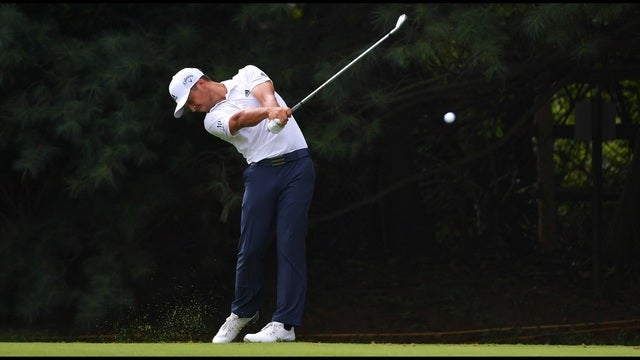 Schauffele in front at BMW by 2 shots while Woods falls back