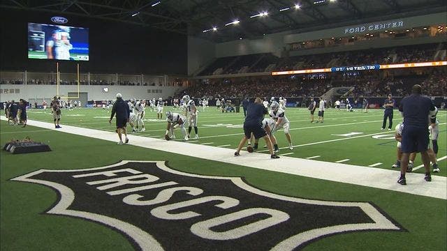 Texans diverted by Hurricane Harvey to Dallas