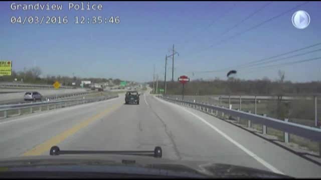 Police officer saves suspect's life after chase