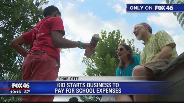 Kid starts business to pay for school expenses