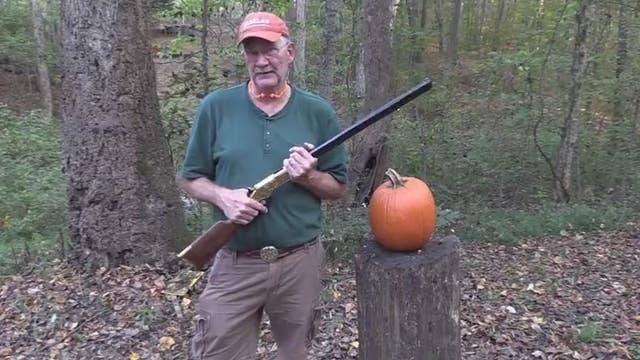 Carving Pumkins with a Gun