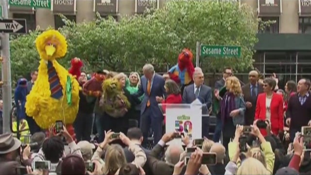 Sesame Street is now an official place in Manhattan