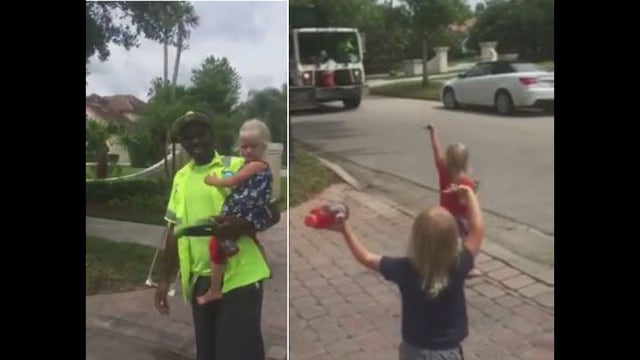 WATCH: Video of triplets greeting "garb" truck is the most adorable thing ever