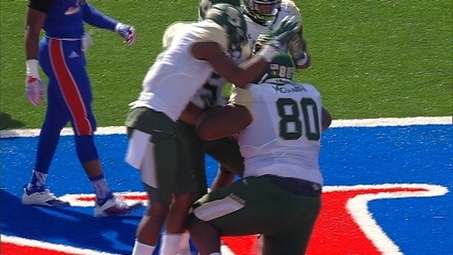 No. 3 Baylor romps to 66-7 win over Kansas to stay unbeaten