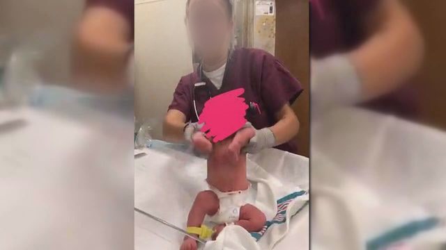 Naval hospital employees removed following disturbing photos of newborns