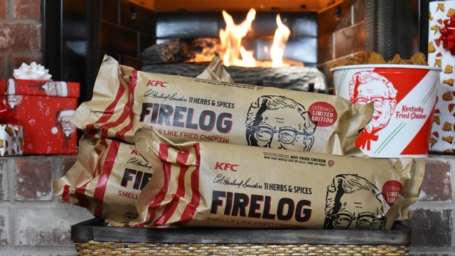 KFC debuts fried chicken-scented firelogs ahead of Christmas