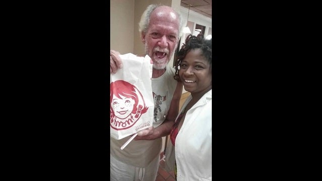 Good Samaritan feeds man looking through trash for food, post goes viral