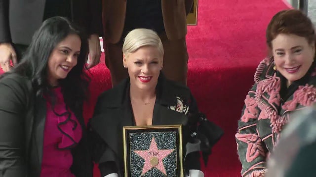 Pink gets star on Hollywood Walk of Fame