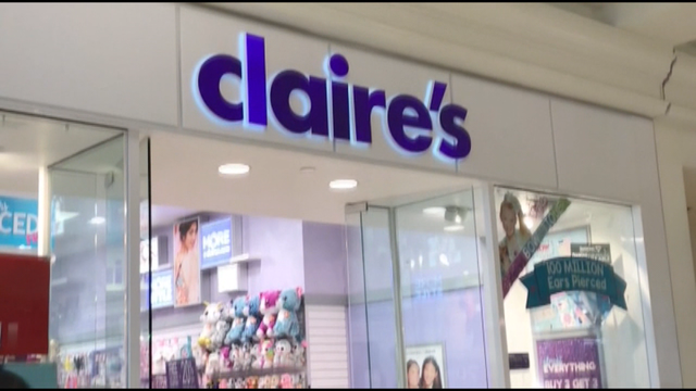 Claire's, the ear-piercing mall chain, files for bankruptcy