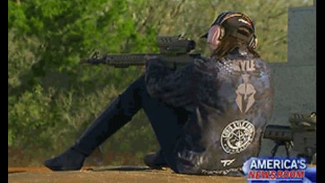 American Sniper widow Taya Kyle outshoots NRA champ