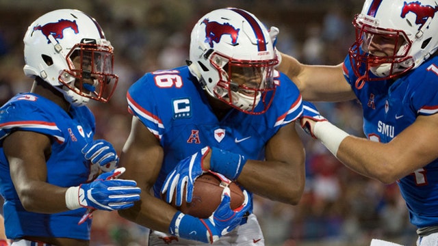 SMU stops Tulane on goal line as time expires for 41-38 win