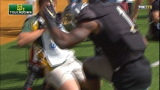 Coleman 3 TD catches for No. 2 Baylor in 62-38 win over WVU