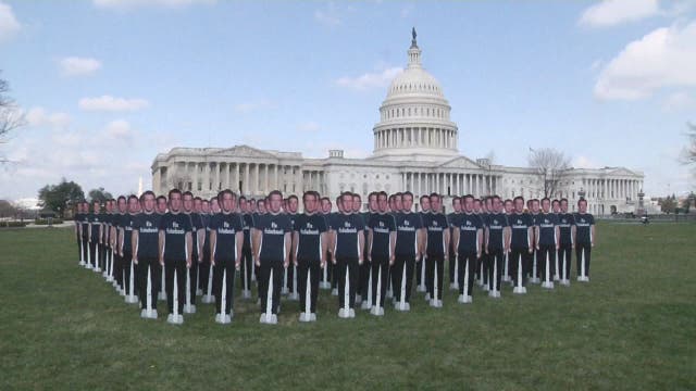 Mark Zuckerberg cutouts take over US Capitol lawn
