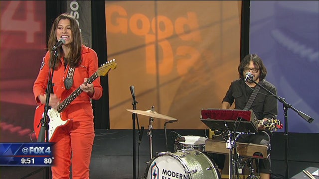 Katie Toupin performs live on Good Day