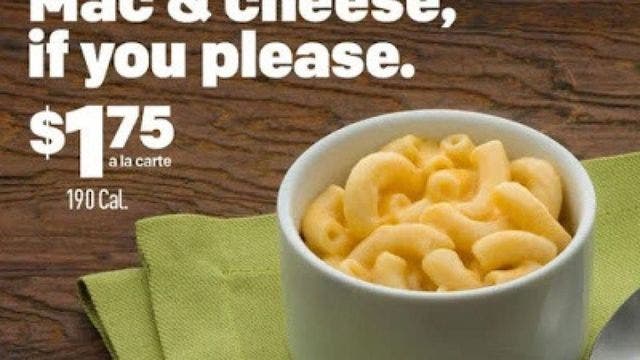 McDonald's is testing mac and cheese
