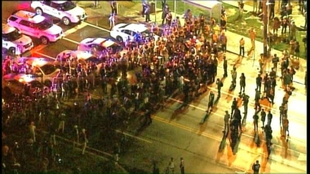 Police: Suspect shot near Ferguson rally critically injured