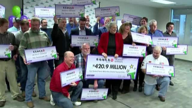 20 co-workers to split Powerball jackpot of nearly $421M