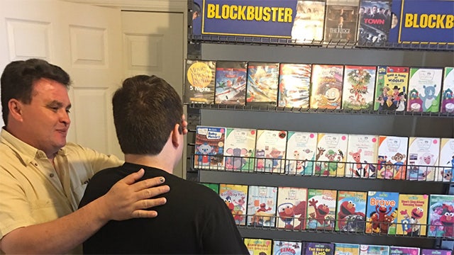Parents build son his own Blockbuster
