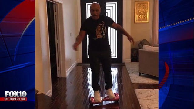VIDEO: Mike Tyson becomes latest casualty of a hoverboard