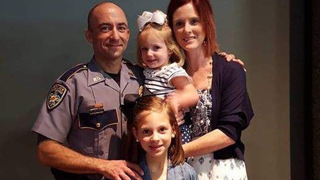 Slain Baton Rouge officer's widow says she's pregnant