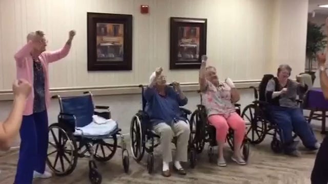 Texas senior citizens ‘Whip' and ‘Nae Nae'