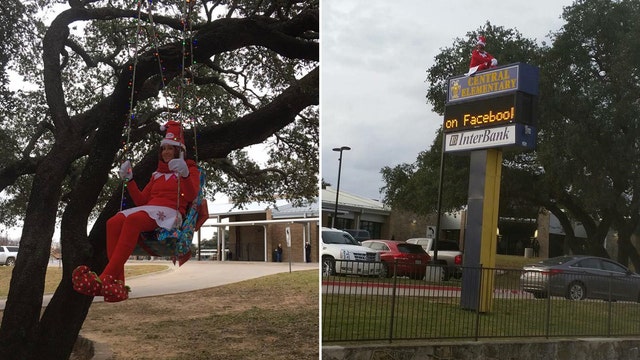 North Texas principal dresses as ‘Mistletoe' elf to surprise students