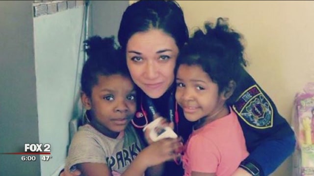 Detroit police officer forms special bond with murder victim's children