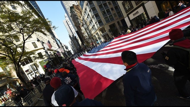 Veterans Day marked with parades & somber ceremonies