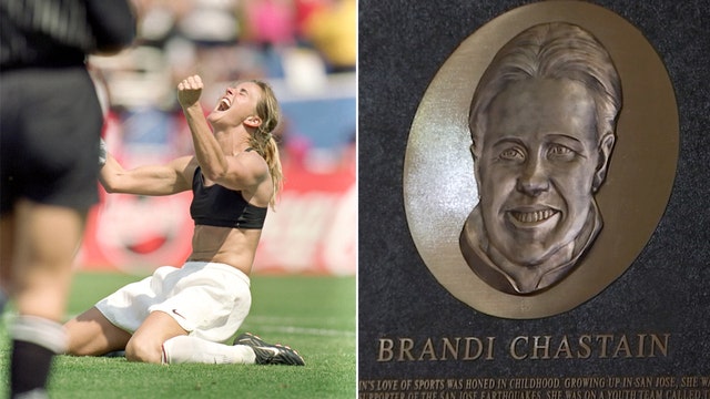 Hall of Fame plaque of soccer champion Brandi Chastain is a 'freaking embarrassment'