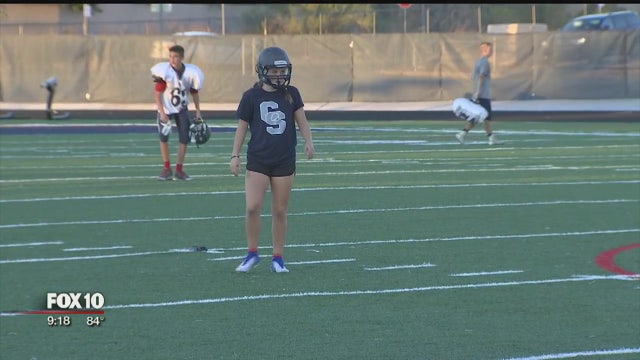 Valley girl makes high school football team