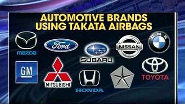 Toyota adding 1.6 million vehicles to Takata air bag recall