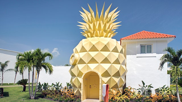 Who lives in a pineapple under the sea? You can, if you book this SpongeBob SquarePants-themed villa
