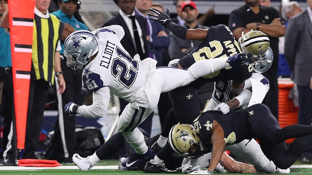 Cowboys stifle Brees, end Saints' 10-game win streak, 13-10