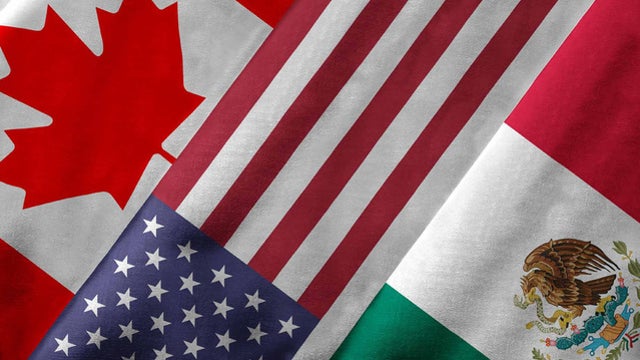 Trump says US won't leave NAFTA -- for now