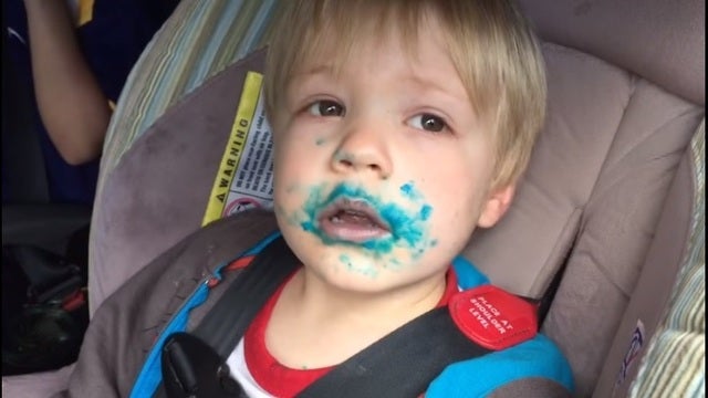 WATCH: Little Boy Hilariously Denies Eating Cupcake