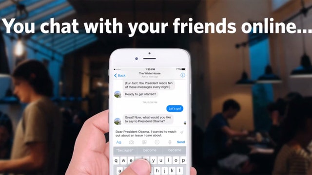 You can IM President Obama via Facebook Messenger
