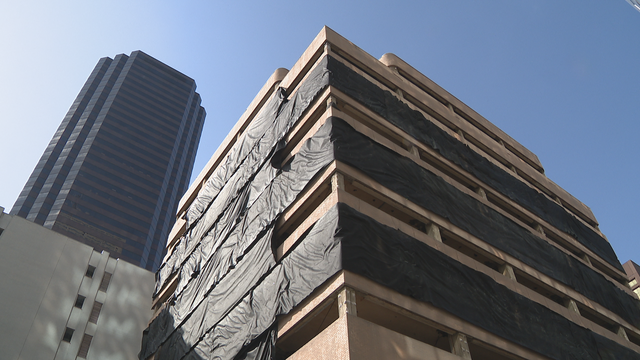 Downtown Dallas office building imploded Saturday morning