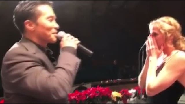WATCH: Maryland high school football coach proposes to choir teacher during winter concert
