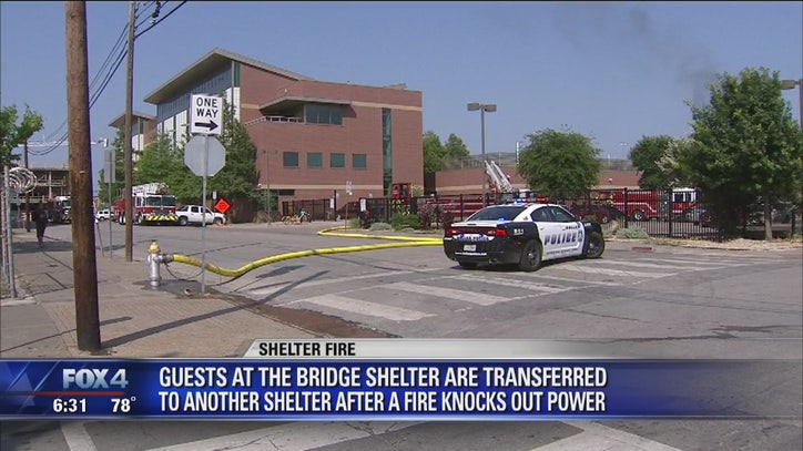 Fire Knocks Out Power At Dallas Homeless Shelter