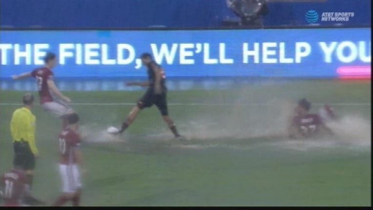 fc dallas houston rain