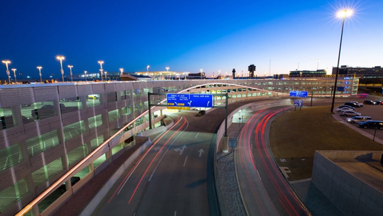 DFW Airport parking garage