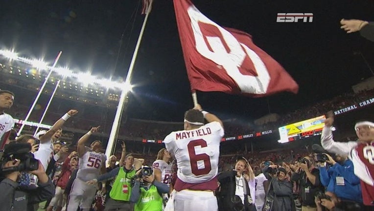 Mayfield with OU Flag_1505017318523.jpg