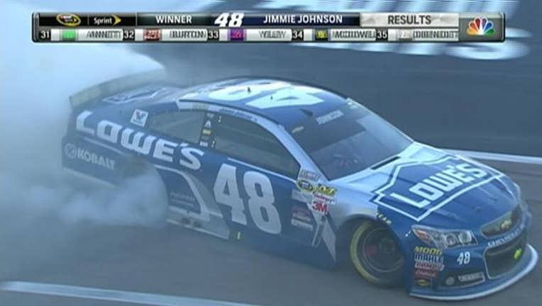 jimmie johnson wins