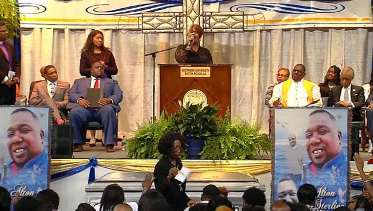 38c6074a-Alton Sterling funeral