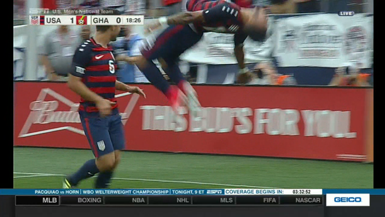 USA soccer beats Ghana